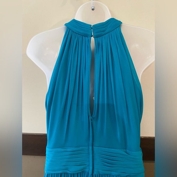 David’s Bridal Teal Bridesmaids Dress - Picture 5 of 6